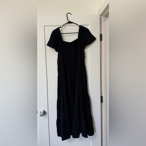 Sonoma Black Midi Dress